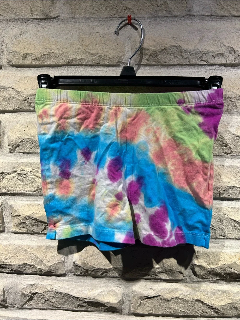 The Children's Place Multicolor Tie-Dye Shorts - Blue, Pink, Green
